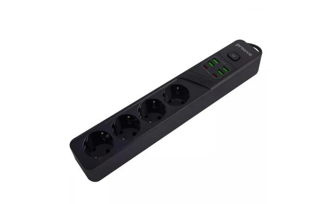 Proove Power Strip Power Socket P-04 (4 sockets + 4 USB + 2 Type-C) 2М - Black